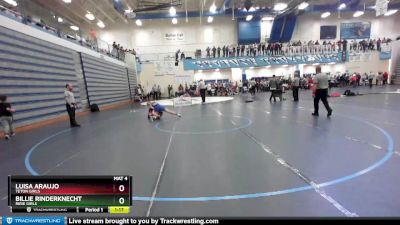 114G Semifinal - Luisa Araujo, Teton Girls vs Billie Rinderknecht, Ririe Girls