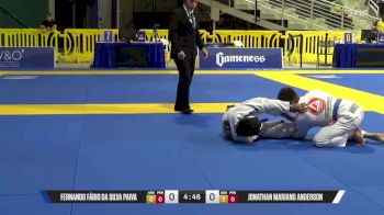 Jonathan Mariano Anderson vs Fernando Fábio Da Silva Paiva 2025 World Jiu-Jitsu IBJJF Championship