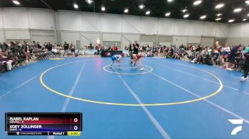 112 lbs Round 3 (8 Team) - Isabel Kaplan, Indiana vs Xoey Zollinger, Idaho