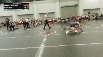 70 lbs Semifinal - Zander Liberatore, FL Scorpions Wrestling Club vs Slade Bell, Woodland Wrestling
