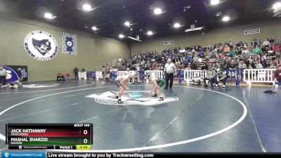 138 lbs Cons. Round 2 - Jack Hathaway, Atascadero vs Mashal Sharzid, Hoover