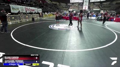 187 lbs Quarterfinal - Elijah Carson, Team Viper Wrestling vs Nathaniel Moreno, Beat The Streets - Los Angeles