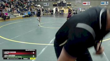 140 lbs Quarterfinal - Levi Shivers, South Anchorage High School vs Justis Shook, Dimond