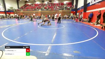 144 lbs Consi Of 8 #2 - Creek Shavney, Jenks vs Brody Wilson, Sand Springs HS