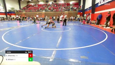 144 lbs Consi Of 8 #2 - Creek Shavney, Jenks vs Brody Wilson, Sand Springs HS