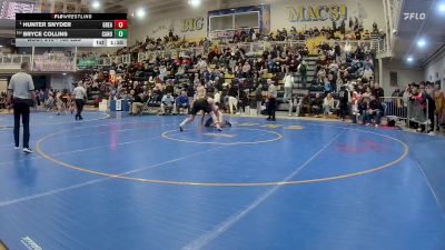 189 lbs Quarterfinal - Hunter Snyder, Greater Latrobe vs Bryce Collins, Canon-McMillan