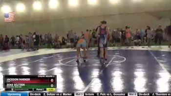 135 lbs Champ. Round 2 - Zeke Seltzer, Fighting Irish WC vs Jackson Marker, LOG