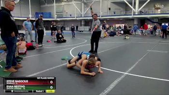 88 lbs Finals (2 Team) - Evan Restivo, Upstate Uprising vs Steve Bagocius, Seagulls