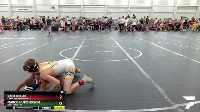 98 lbs Finals (2 Team) - Marco Hutcherson, Kiski Pride vs Zack Rehak, Carolina Brawlers