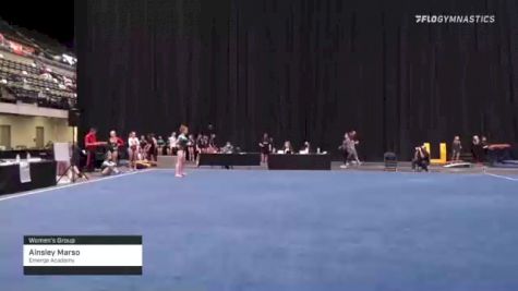 Ainsley Marso - Women's Group, Emerge Academy - 2021 Women's Xcel Region 4 Championships
