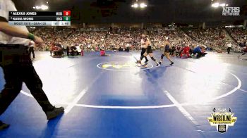 G5A-135 lbs 1st Place Match - Alexus Jones, MCLOUD (Girls) vs Kasia Wong, BRIDGE CREEK (Girls)