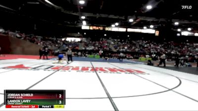 138 lbs Quarterfinal - Landon Lavey, Crook County vs Jordan Schield, Coeur D Alene