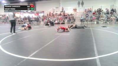 58 lbs Quarterfinal - Maverick Lederer, Rising Sun WC vs Ethan West, Shootbox WC