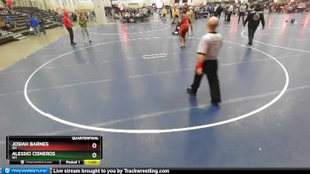 187 lbs Quarterfinal - Josiah Barnes, OH vs Alessio Cisneros, NM