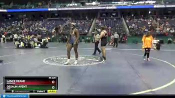 3A 220 lbs Cons. Round 3 - Desaun Avent, Fike vs Lance Deane, Havelock