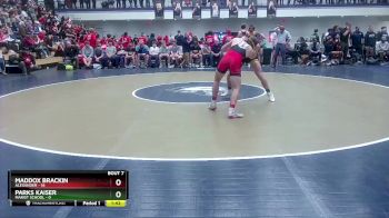 157 lbs Round 1 (16 Team) - Maddox Brackin, Alexander vs Parks Kaiser, Marist School