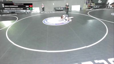 7th Place Match - Erika Rodriguez, Swamp Monsters Wrestling Club vs Briana Gomez Cuellar, Esteem Wrestling Academy