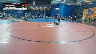 106 lbs Cons. Round 4 - Damian DuChez, Bullis Prep vs Luca Seramone, Delaware Military Academy