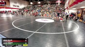 126 lbs Cons. Round 1 - Lucas Medina, Cheyenne Central vs AIDAN MILLER, Wyoming Indian