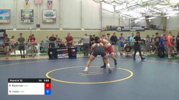 92 kg Round Of 32 - Robert Bowman, Region Wrestling Academy vs Nathan Haas, Sunkist Kids Monster Garage