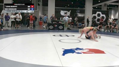 86 kg Cons. Sub-rd Of 16 - John Murphy, Gopher Wreslting Club vs Ben Kienbaum, Ranger Wrestling Club