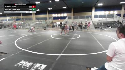 191 lbs 3rd Place - Nani Paseka, Animal House vs Makayla Walden, Charger WC