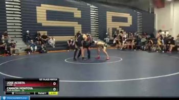 145 lbs Finals (2 Team) - Cannon Montoya, SLAM Academy vs Jose Acosta, Clark