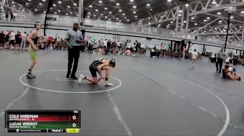 115 lbs Placement (4 Team) - Cole Wireman, Dayton Bandits vs Lucas Wright, Dueling Bandits