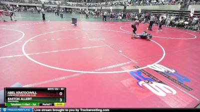 85 lbs Cons. Round 4 - Abel Kratochvill, Lancaster Wrestling Club vs Easton Allert, Wisconsin