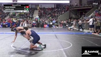 150 lbs Champ. Round 1 - Grant Rogers, Ark City vs Austin Liles, The Herd