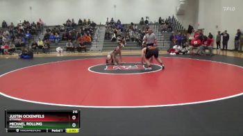 215 lbs Round 3 - Justin Ockenfels, Ottumwa vs Michael Rolling, Mediapolis