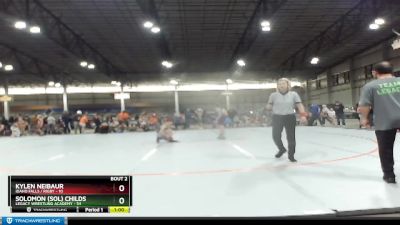 110 lbs Round 2 (3 Team) - Solomon (Sol) Childs, Legacy Wrestling Academy vs Kylen Neibaur, Idaho Falls / Rigby