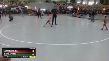 35 lbs Semifinal - Davie Atwell, TNWA vs John Harmon, Ground Zero Wrestling