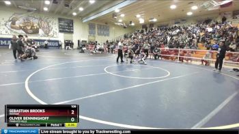 106 lbs Cons. Round 2 - SEBASTIAN BROOKS, Mayfair vs Oliver Benninghoff, Trabuco Hills