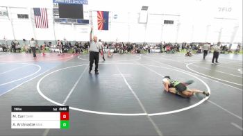 78 lbs Consi Of 8 #2 - Mason Carr, Carr vs Anzor Archvadze, Savage House Wrestling Club