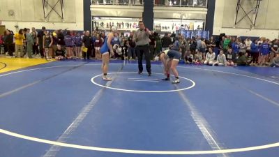 130 lbs Round Of 32 - Taylor Hoak, Kiski Area vs Emma Petrovich, Connellsville