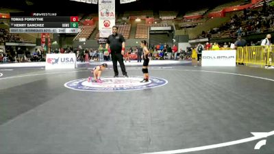 Intermediate Girls - 49 lbs 3rd Place Match - Gianna Unpingco vs Kimberly Urquilla, Red Star Wrestling Academy