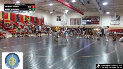 High School - 140 lbs Quarterfinals (8 Team) - Shane Kostakos, Mount Olive vs Morgan Torres, Watchung Hills