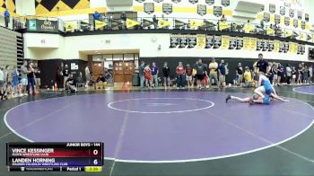 144 lbs Cons. Round 4 - Vince Kessinger, Floyd Wrestling Club vs Landen Horning, Maurer Coughlin Wrestling Club
