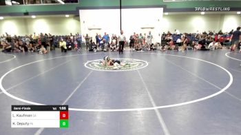 50 lbs Semifinal - Levi Kaufman, GA vs Kohyn Deputy, PA