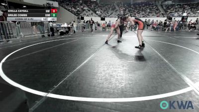 117 lbs Consi Of 8 #2 - Stella Caygill, Raw Wrestling Club vs Brilee Combs, Cowboy Wrestling Club