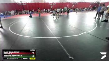 120 lbs Round 1 (16 Team) - Cale Quaintance, Marathon vs Conner Markiewicz, Coleman Cougars