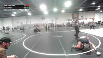 81 lbs 2nd Place - Liam Gonzalez, Az Cross Trained vs Alex Tunik, Rancho Bernardo WC