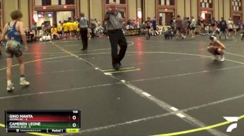 108 lbs Quarterfinals (8 Team) - Cameren Leone, Arsenal Blue vs Gino Manta, Ascend WC