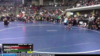 Round 1 - Gunnar Ballard, TEAM CENTRAL vs Bentley Philbrick, EAA Wrestling