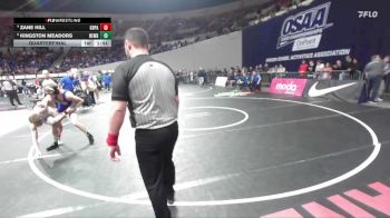 6A Boys 126 lbs Quarterfinal - Kingston Meadors, Newberg Boys vs Zane Hill, Grants Pass Boys