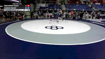 157 lbs Champ. Rd Of 128 - Bear Bryant Siegal, FL vs Cannon Vincent, AR
