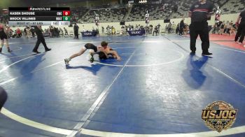 67 lbs 2nd Place - Kasen Shouse, Cowboy Wrestling Club vs Brock Villines, Weatherford Youth Wrestling