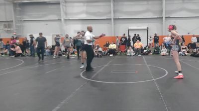 118 lbs Round 1 (6 Team) - McKenzie Hodak, PA West Black vs Aria Osborne, Lady Warriors United Maroon