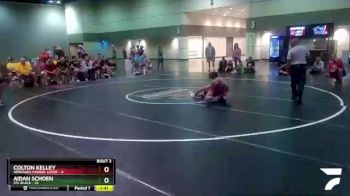 138 lbs Round 1 (6 Team) - Aidan Schoen, STL Black vs Colton Kelley, Nebraska Hangin` Loose